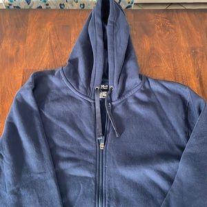 Men’s Large Tek Gear Fleece zip up sweatshirt brand new with tags